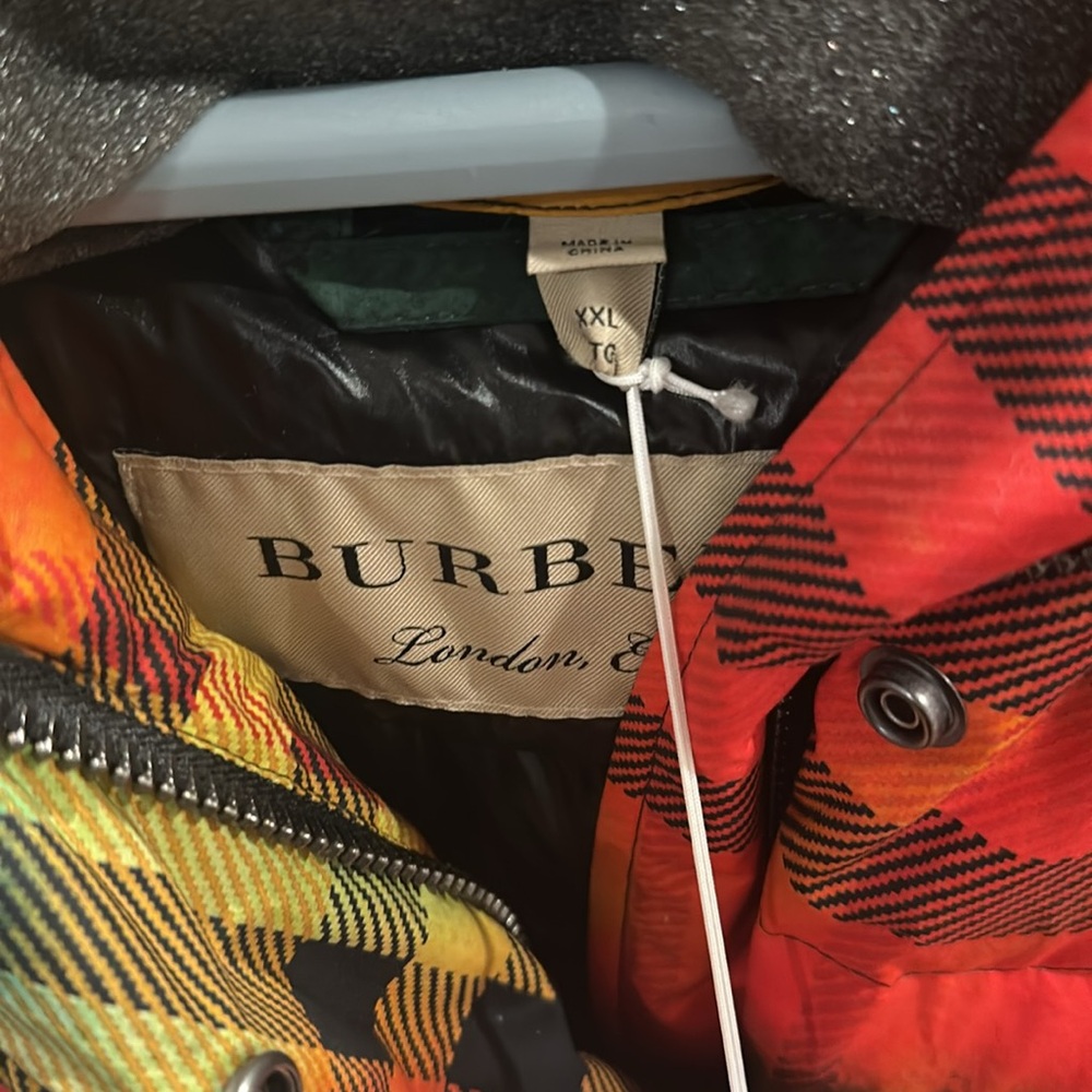 Burberry Multi Colored Down Jacket - image 2